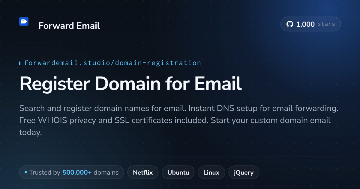 Register Domain for Email - Find Your Perfect Domain Name