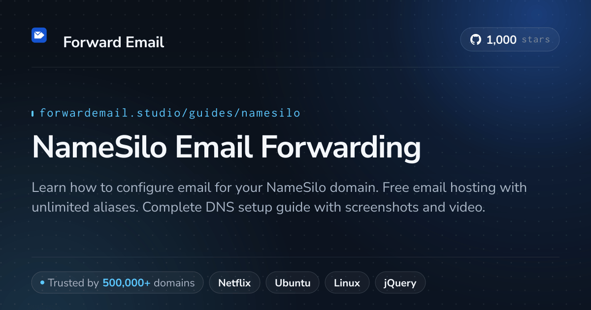 How to Setup Email with NameSilo