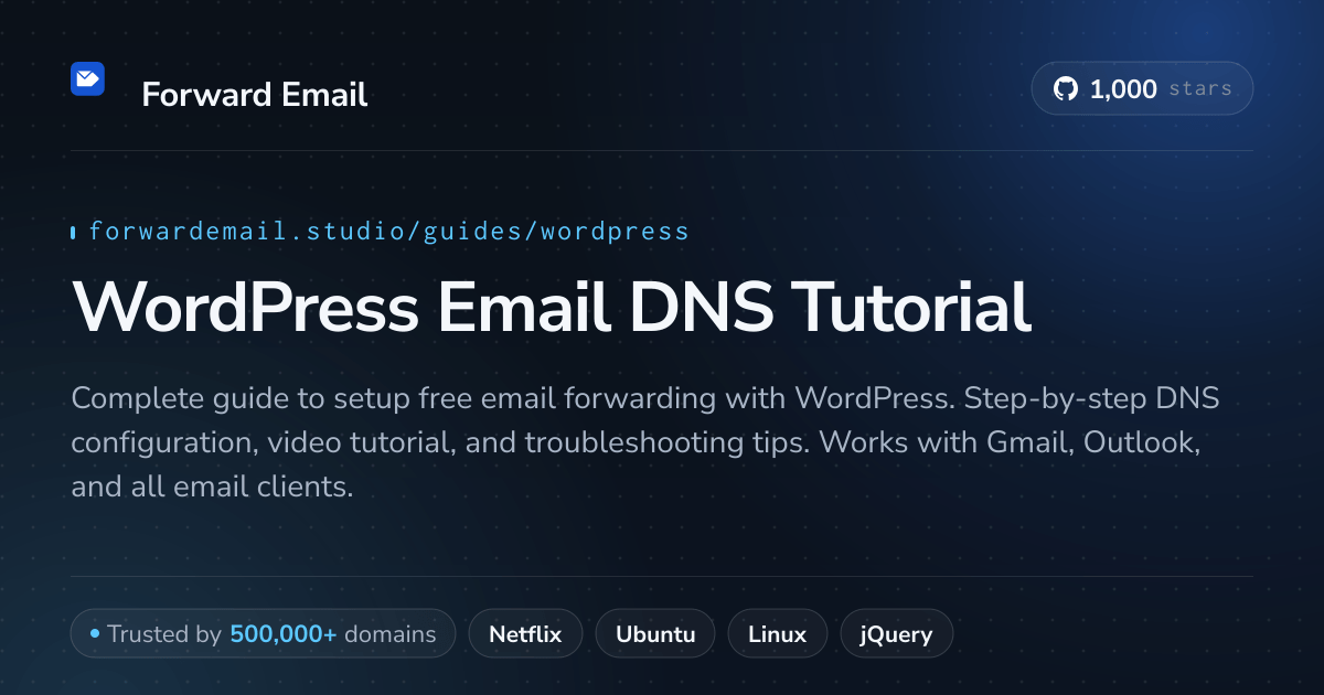 How to Setup Email with WordPress