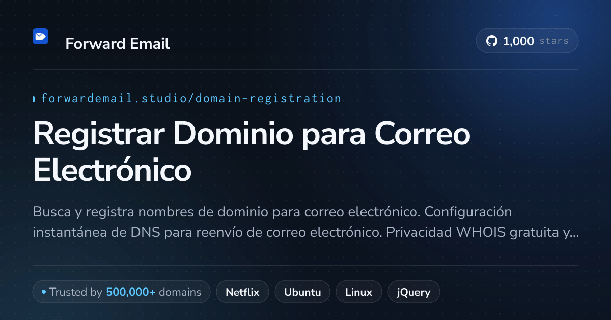 Registrar Dominio para Correo Electrónico - Encuentra Tu Nombre de Dominio Perfecto