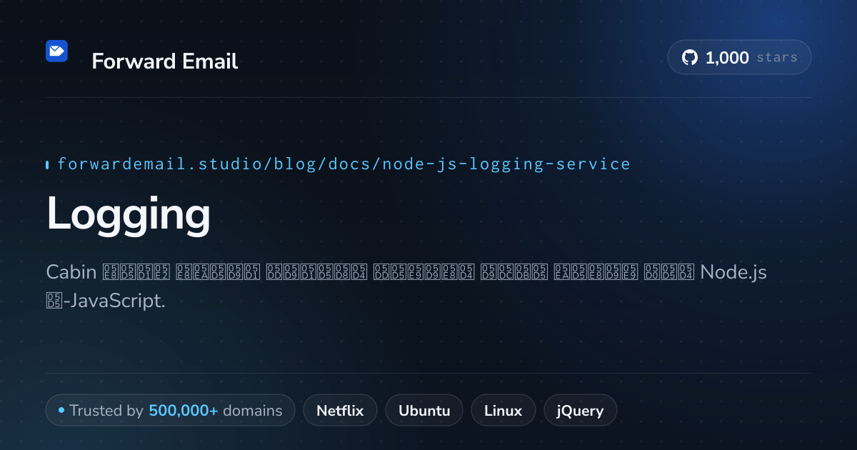 שירות רישום Node.js