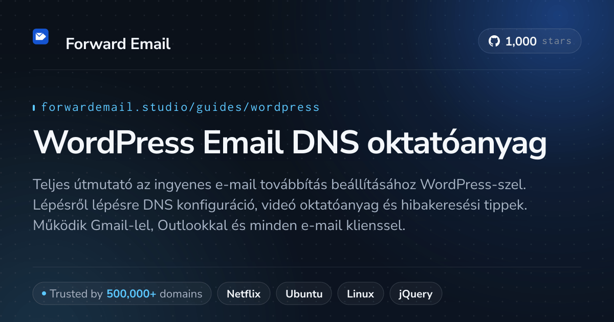 Hogyan állítsd be az e-mailt WordPress segítségével