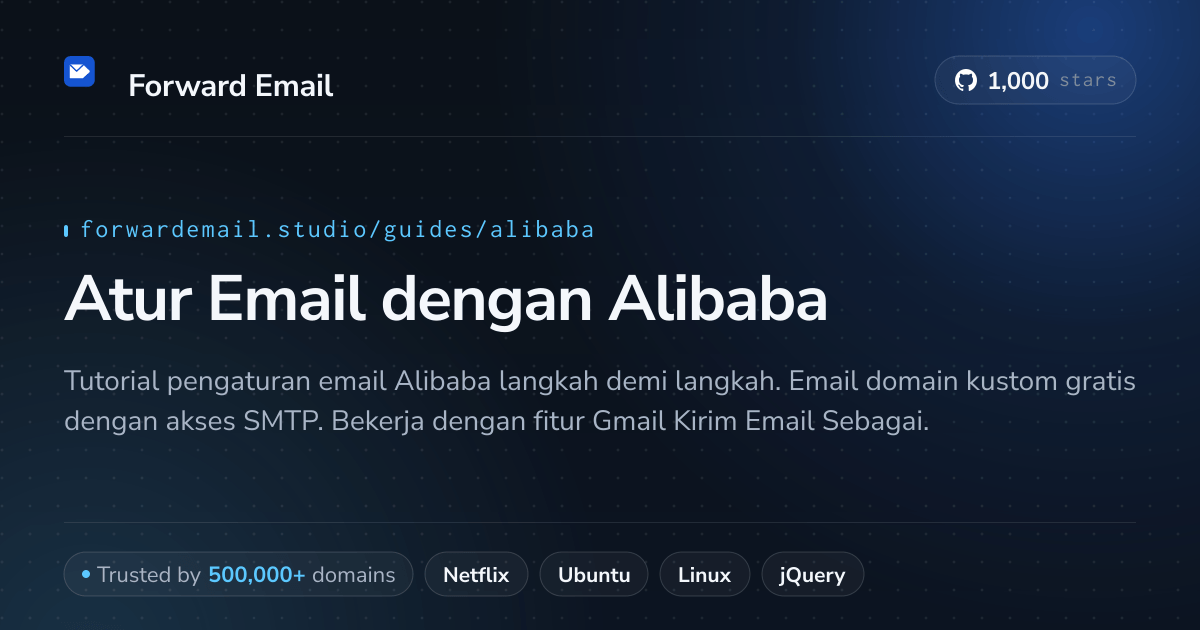 Cara Mengatur Email dengan Alibaba