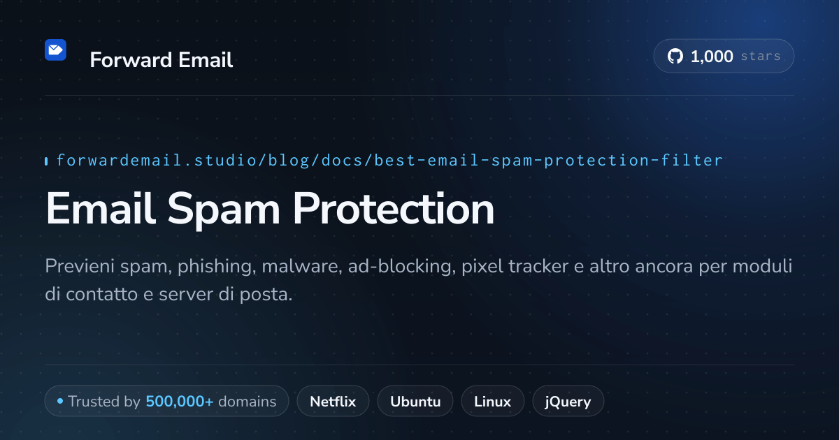 Il miglior filtro antispam per la posta elettronica