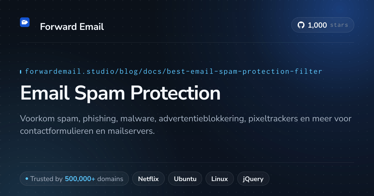 Beste e-mailspambeschermingsfilter