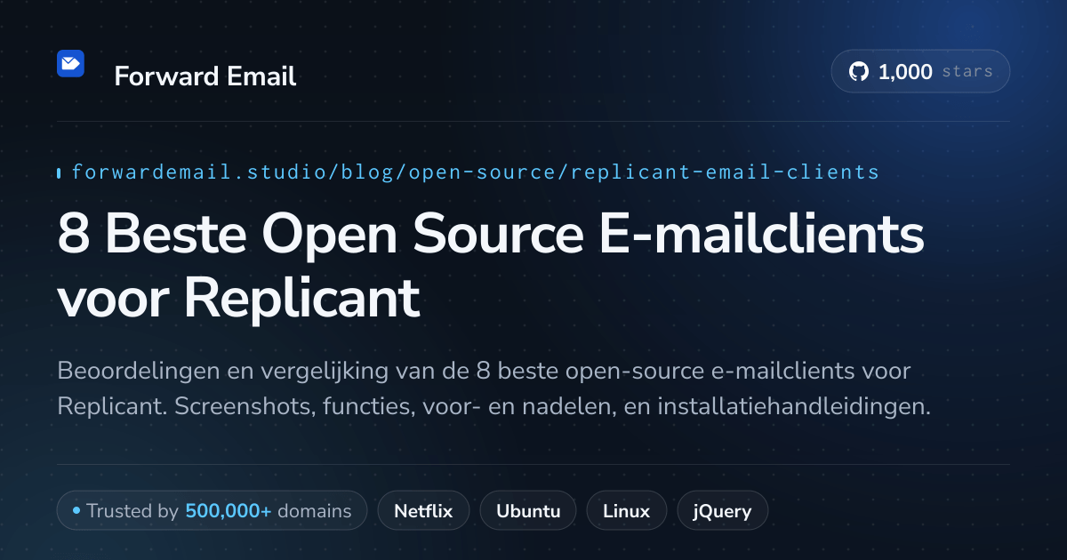 8 Beste Open Source E-mailclients voor Replicant 2026