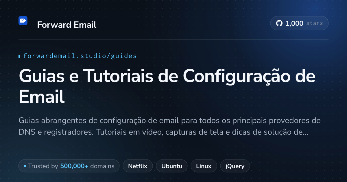 Guias e Tutoriais de Configuração de Email - Instruções Passo a Passo 2026