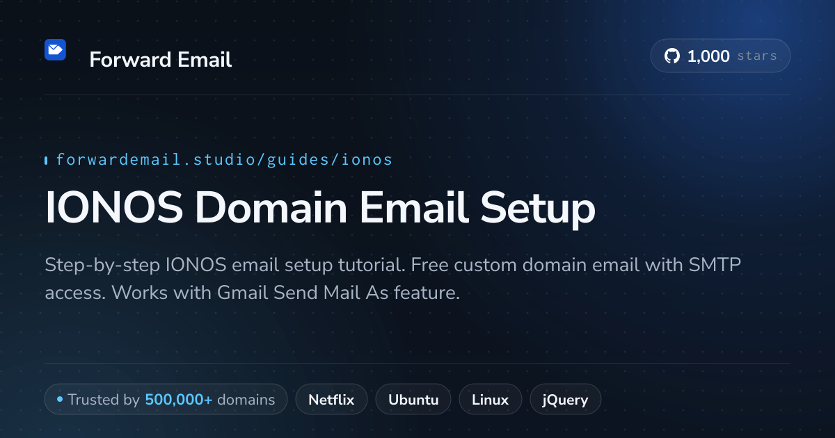 Como configurar e-mail com IONOS