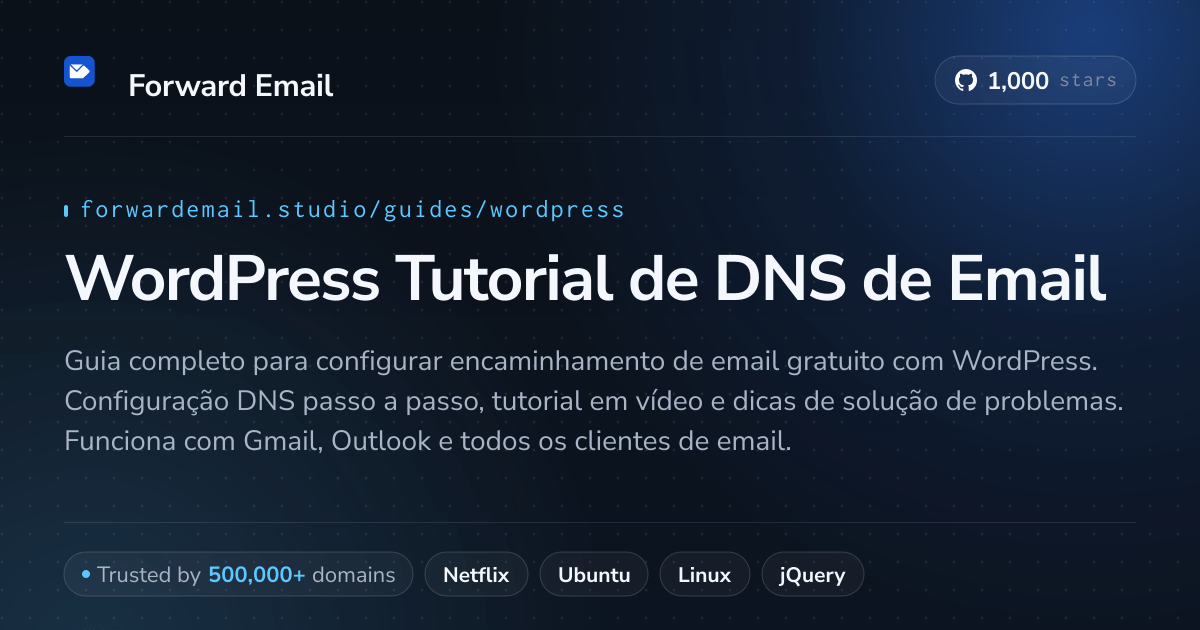 Como configurar e-mail com WordPress