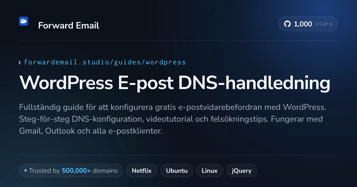 Hur man konfigurerar e-post med WordPress