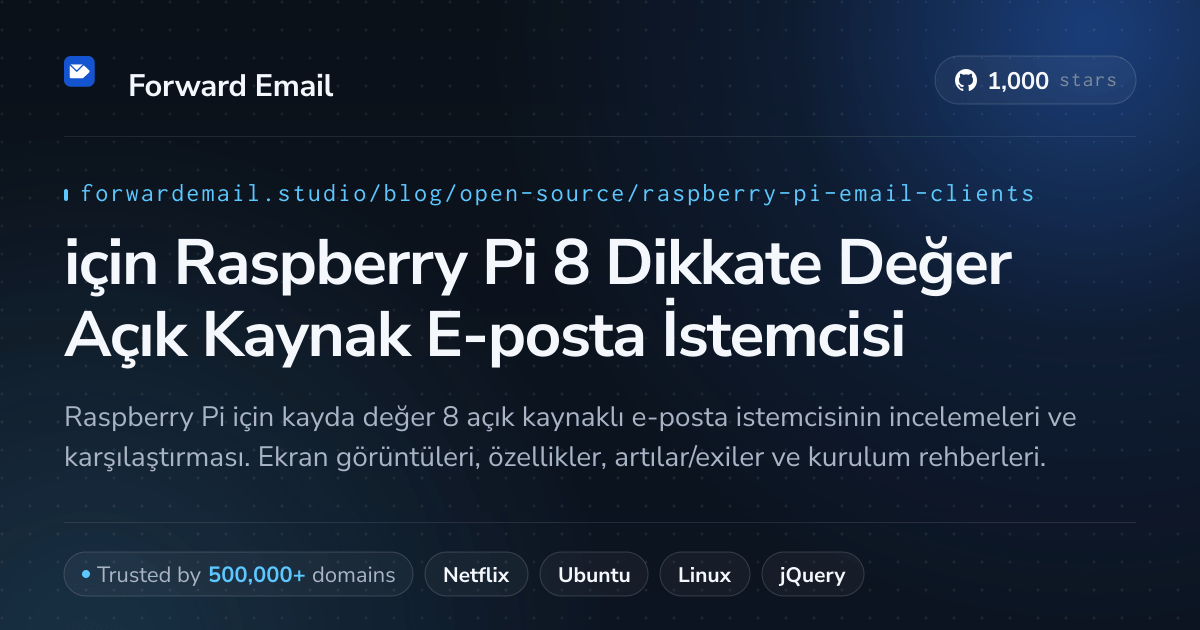 2026 için Raspberry Pi 8 Dikkate Değer Açık Kaynak E-posta İstemcisi