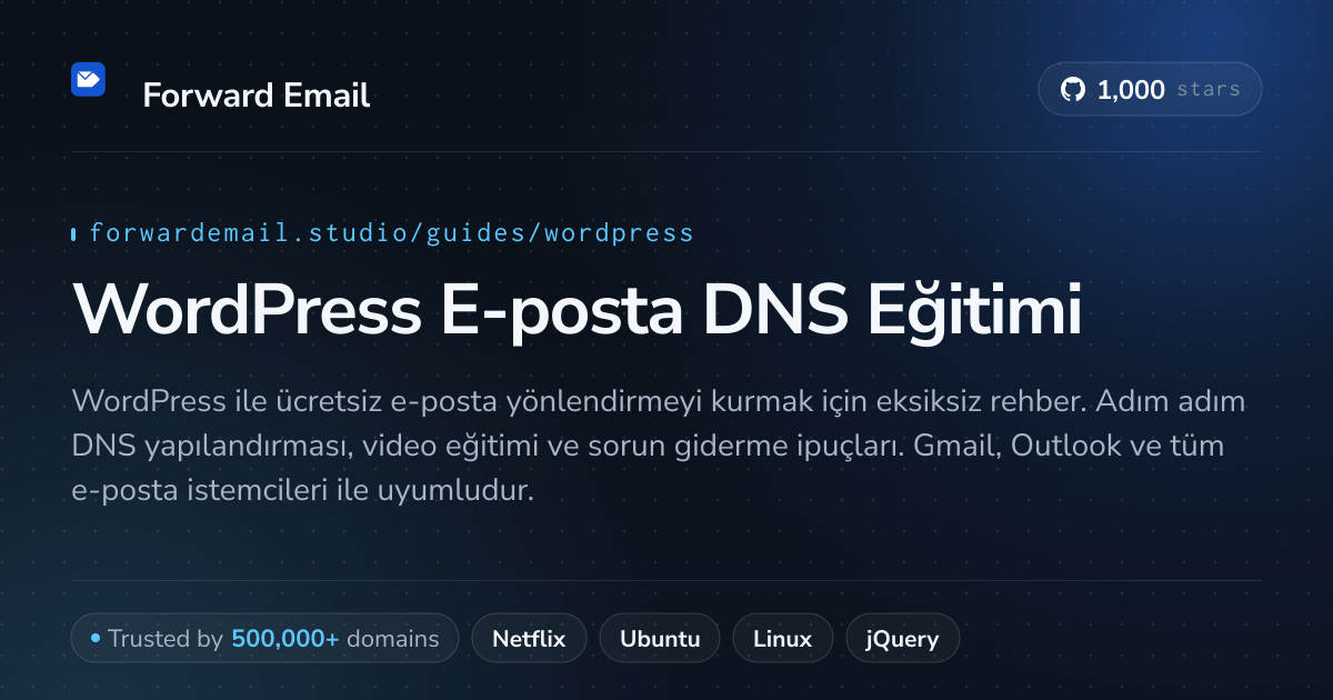 WordPress ile E-posta Kurulumu
