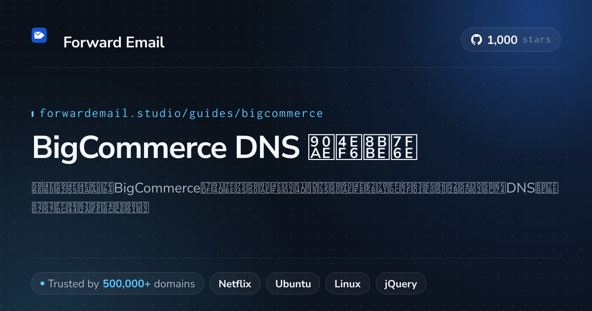 如何使用 BigCommerce 设置电子邮件